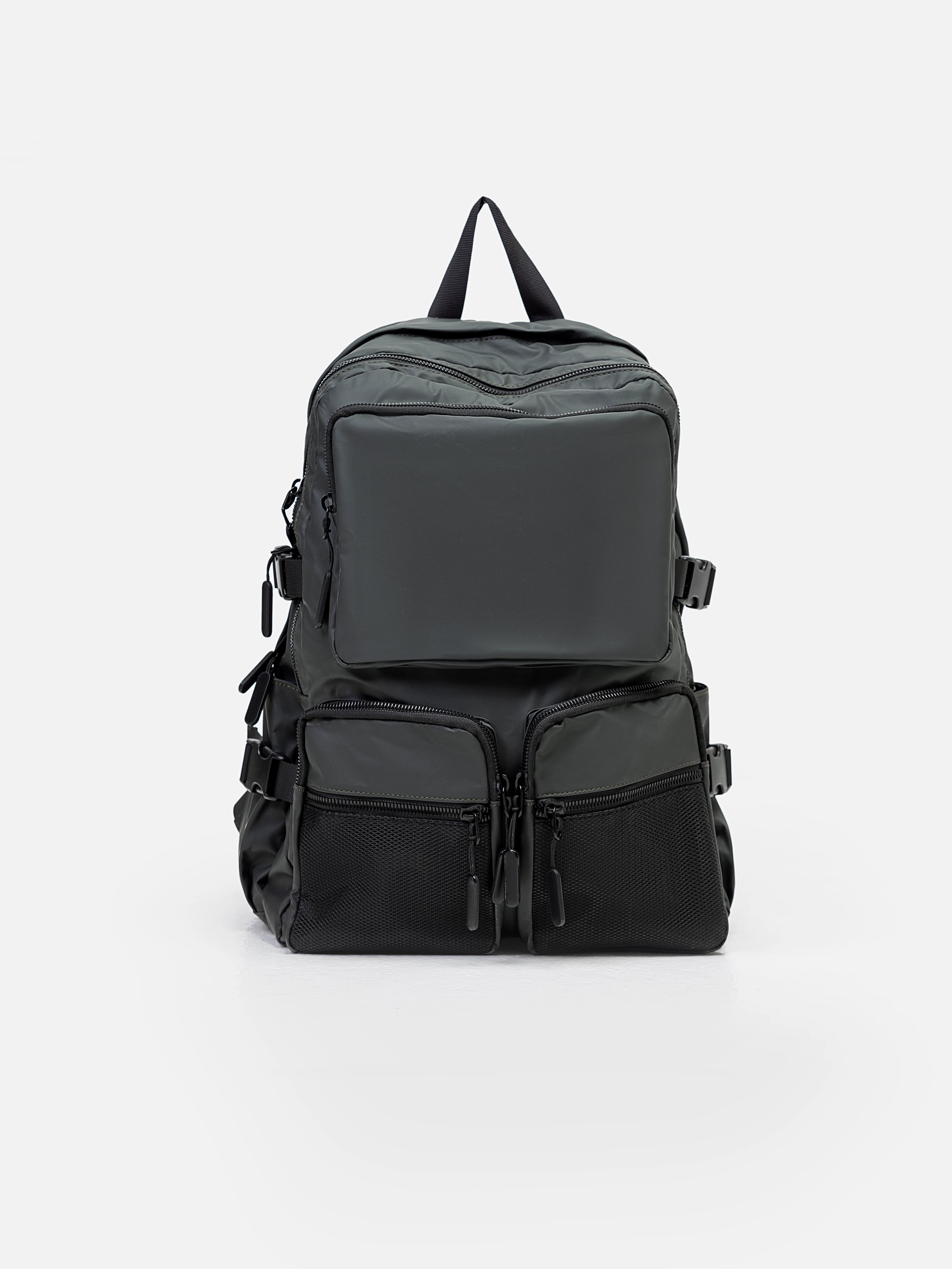 Green Leatherette Backpack - FABG5-019