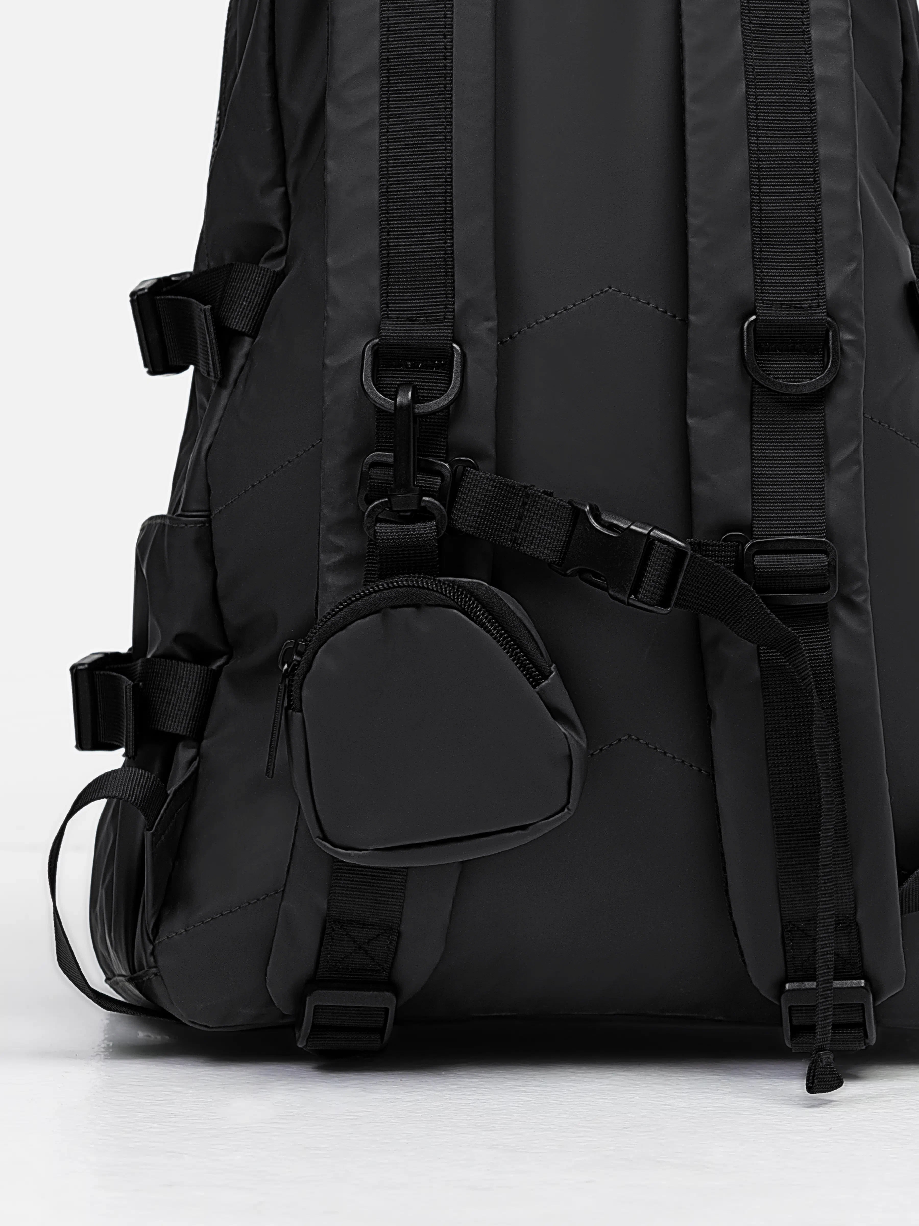 Black Leatherette Backpack - FABG5-019