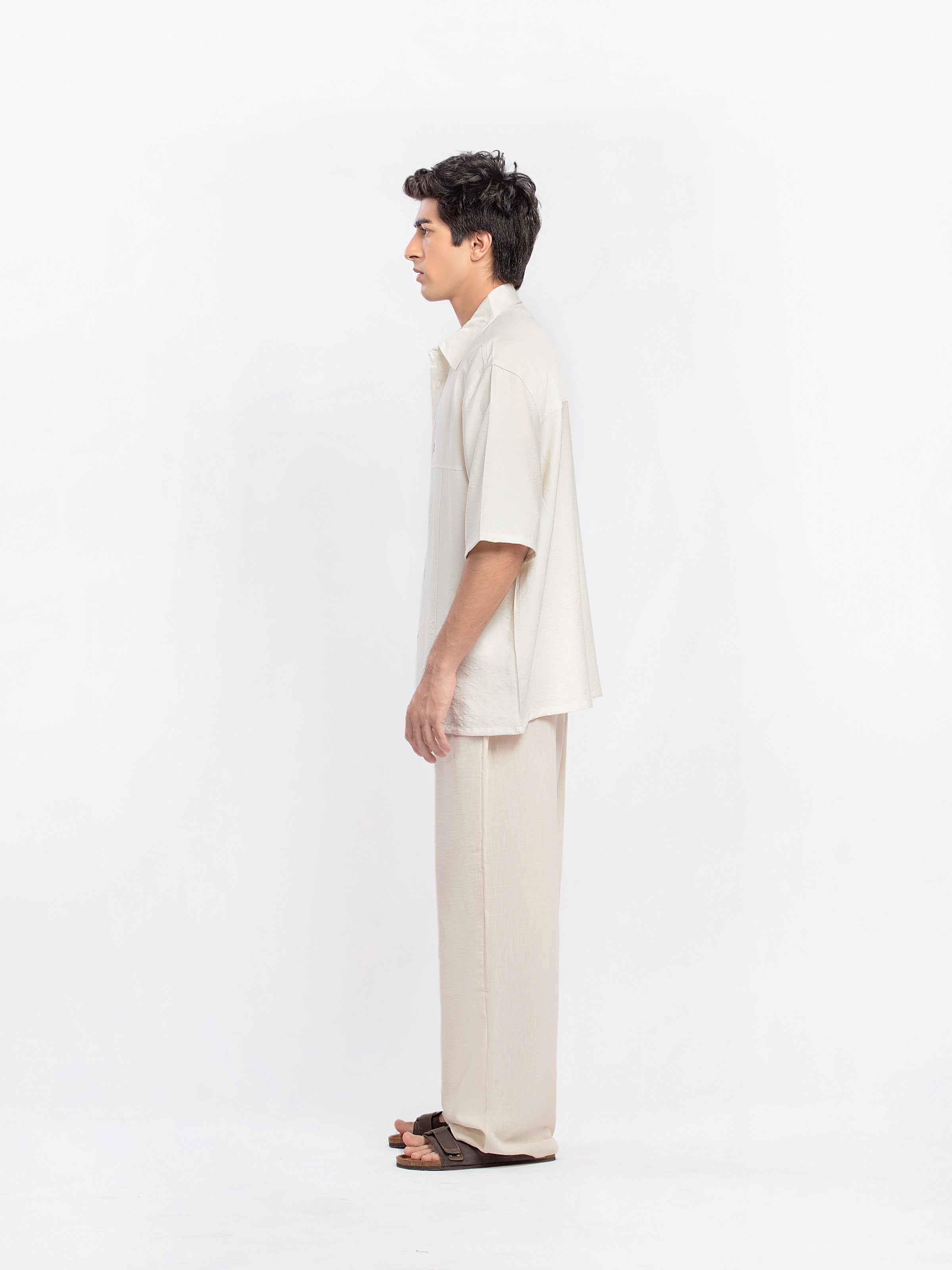 Cut & Sew Short Sleeves Shirt - FMTS5-32282