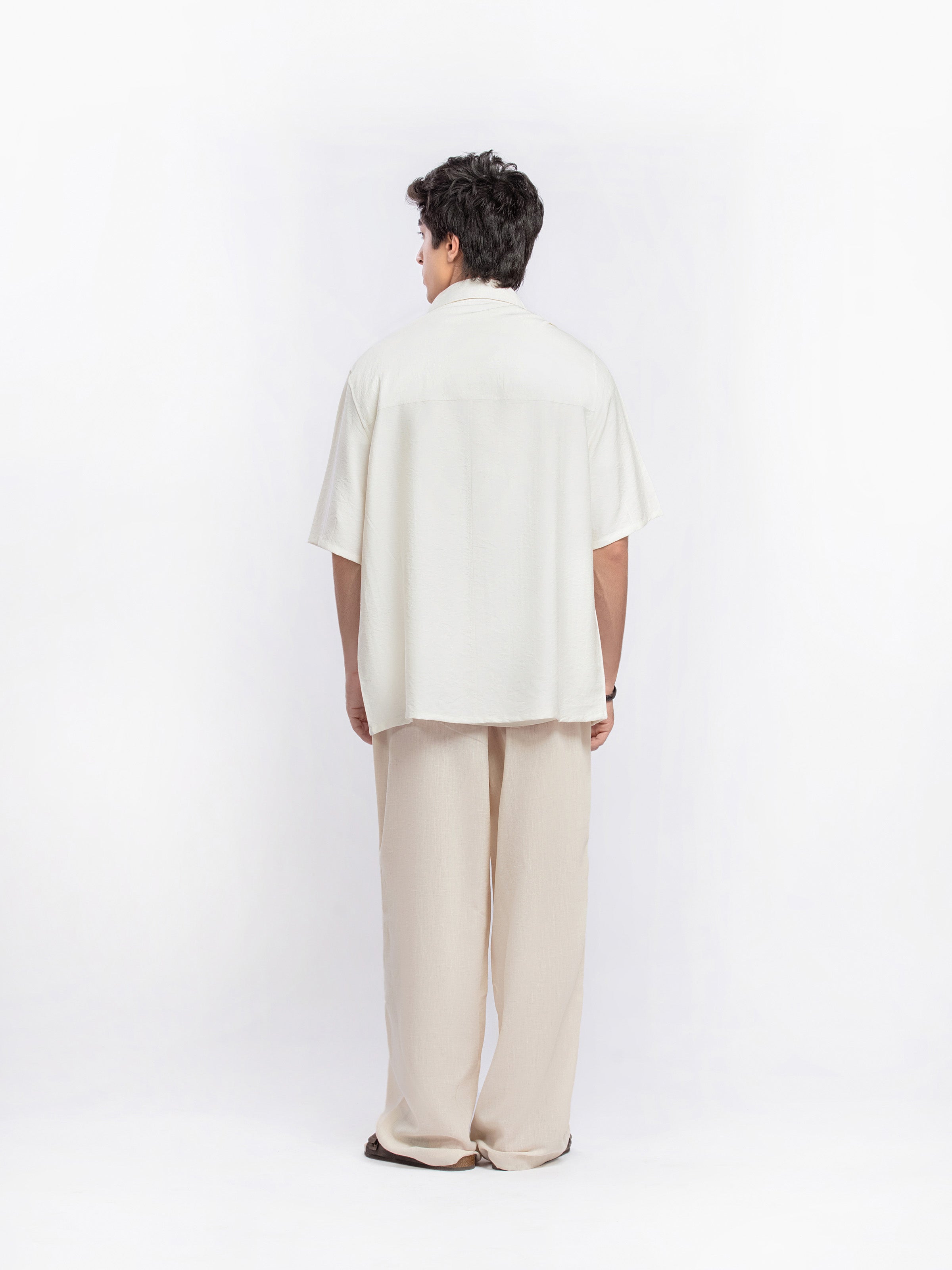 Cut & Sew Short Sleeves Shirt - FMTS5-32282