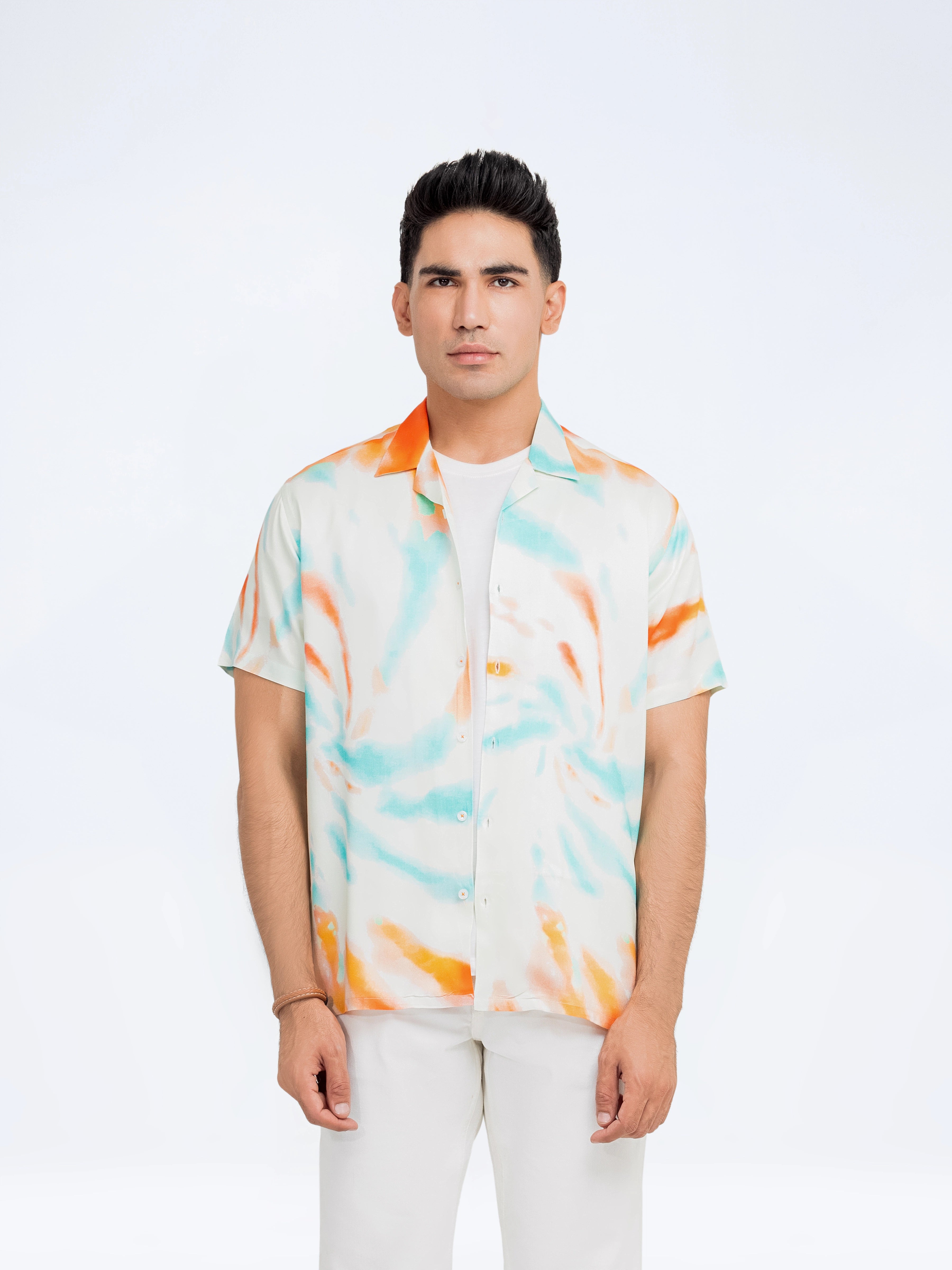 Hawaiian Collar Shirt - FMTS24-32081