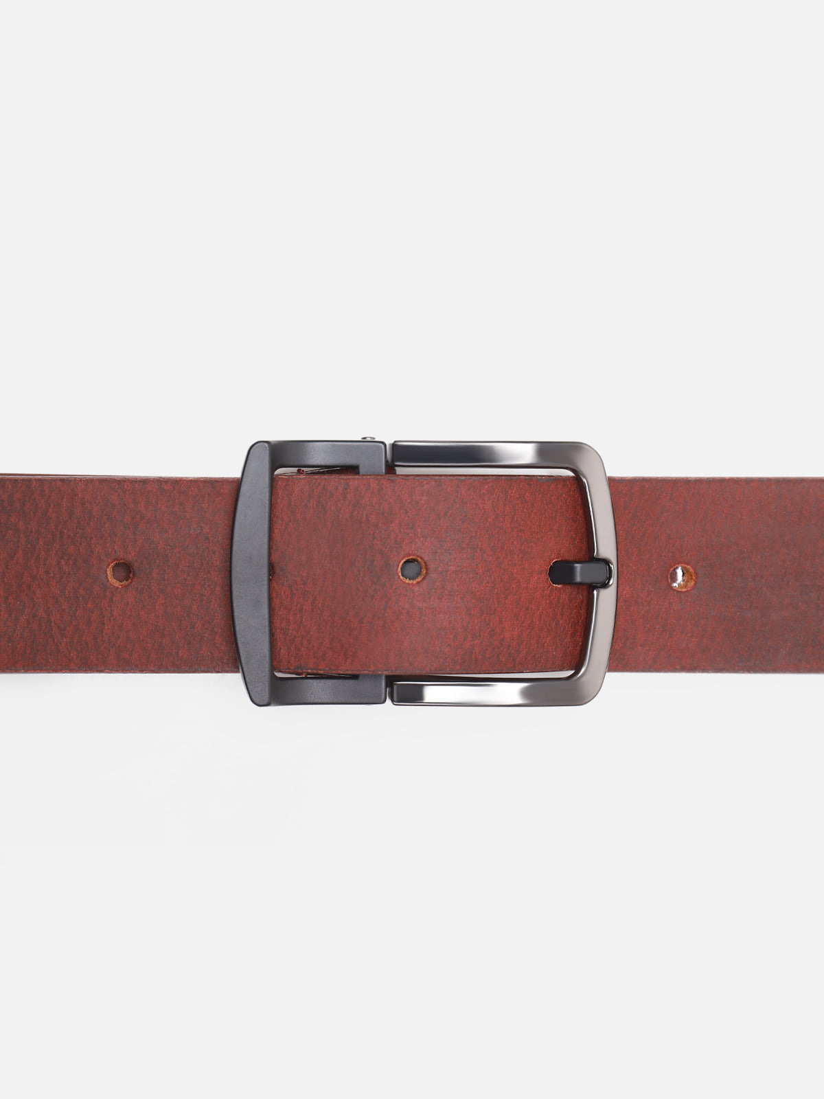 Maroon Leather Belt - FALB23-010
