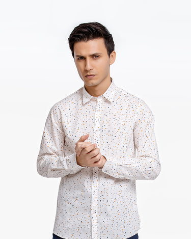 Printed Casual Collar Shirt - FMTS23-32012