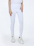 Women's White Basic Tight - FWBBT23-001