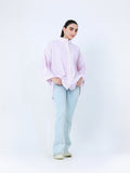 Women's Pink & White Shirt - FWTS23-054