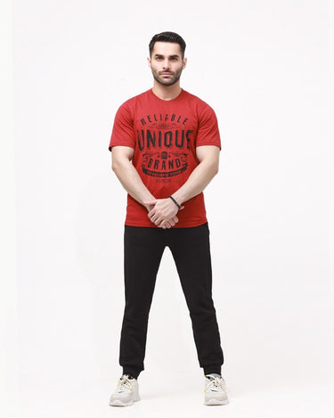 Men's Red Classic Tee - FMTCT23-007