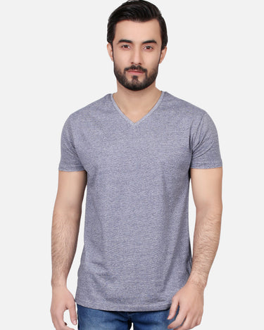 Regular Fit V-Neck Basic Tee - FMTBT19-057