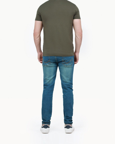 Stretch Fit Crew Neck Basic Tee - FMTBS22-007