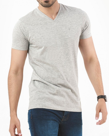 Basic V-Neck Tee - FMTBT22-015