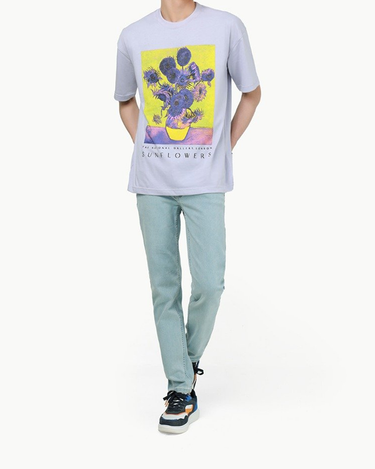 Relax Fit Crew Neck Graphic Tee - FMTGL23-001