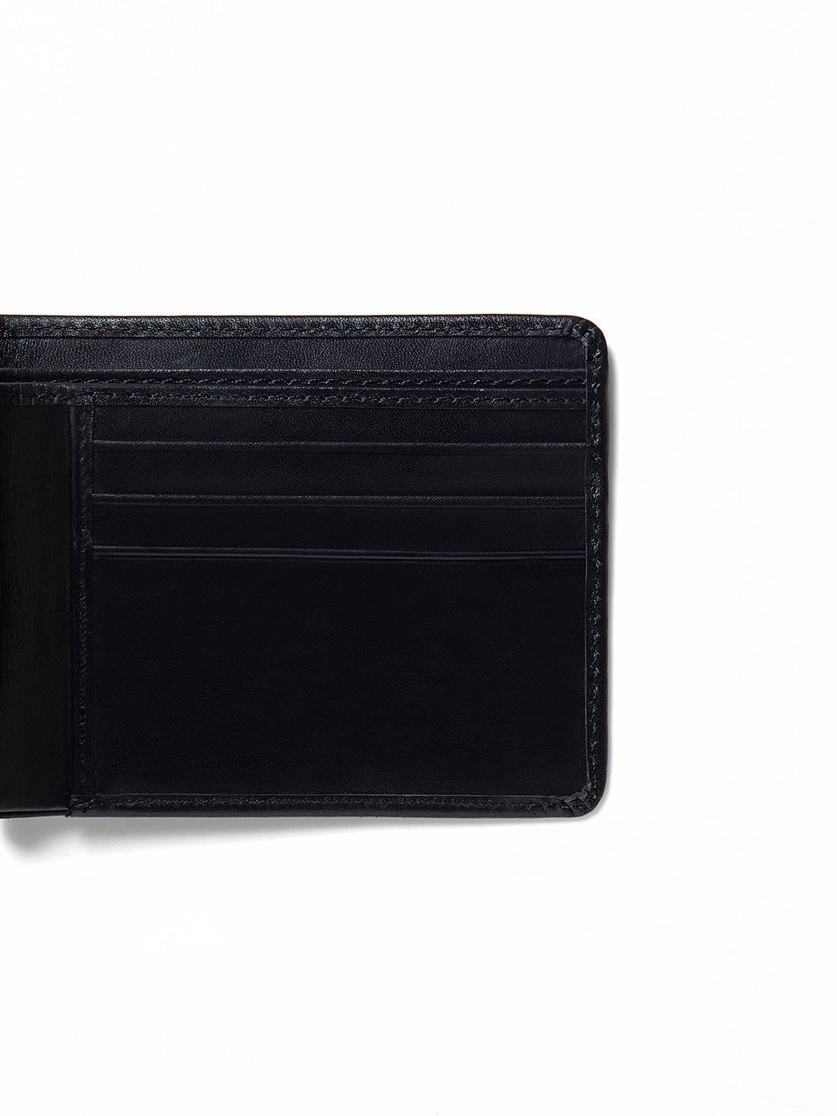Black Leather Wallet - FAMW23-004