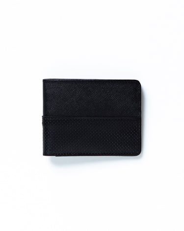 Black Leather Wallet - FAMW23-006