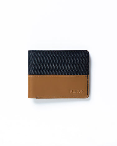 Blue & Brown Leather Wallet - FAMW23-008