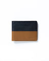 Blue & Brown Leather Wallet - FAMW23-008