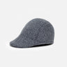 Black & Grey Flat Cap - FAC23-052