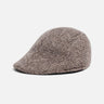 Brown & Beige Flat Cap - FAC23-053