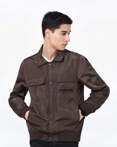 Regular Fit Poly Jacket - FMTJP22-015