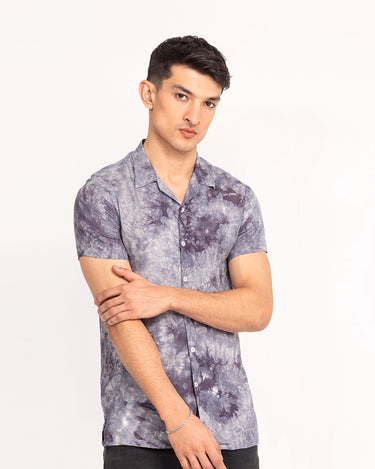 Printed Resort Collar Shirt - FMTS22-31657