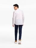 Printed Mao Collar Shirt