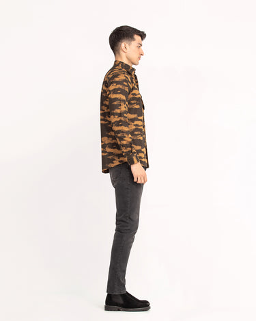 Camo Printed Shirt - FMTS23-32055