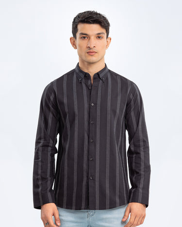 Striped Button Down Shirt - FMTS23-32096