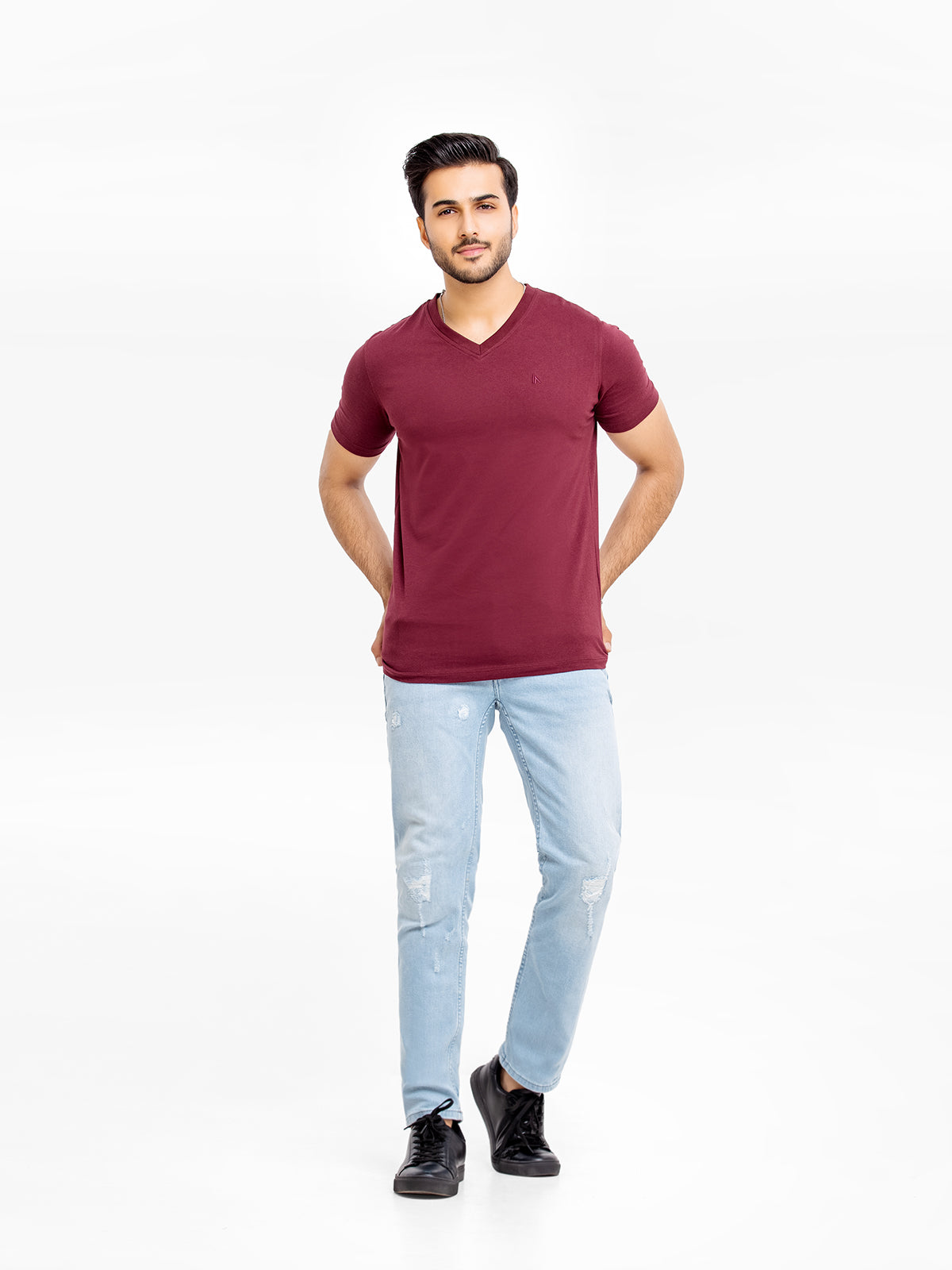 Buy Basic Tees - Men's Solid T-Shirts Collection: Online | FUROR – Furor