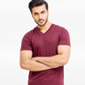 Regular Fit V-Neck Basic Tee - FMTBT23-014