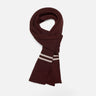 Maroon Melange Knitted Muffler - FAMM23-016