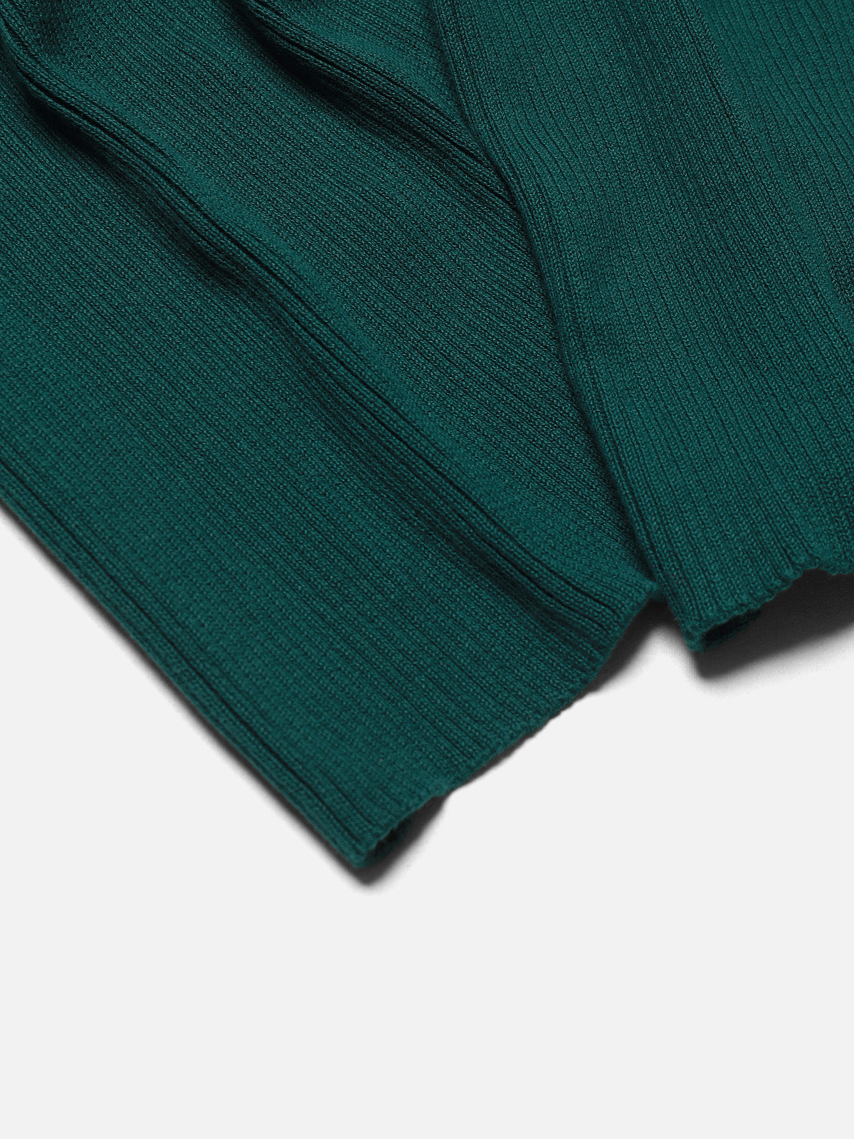 Dark Green Knitted Muffler - FAMM23-019