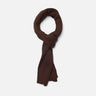 Dark Brown Knitted Muffler - FAMM23-027