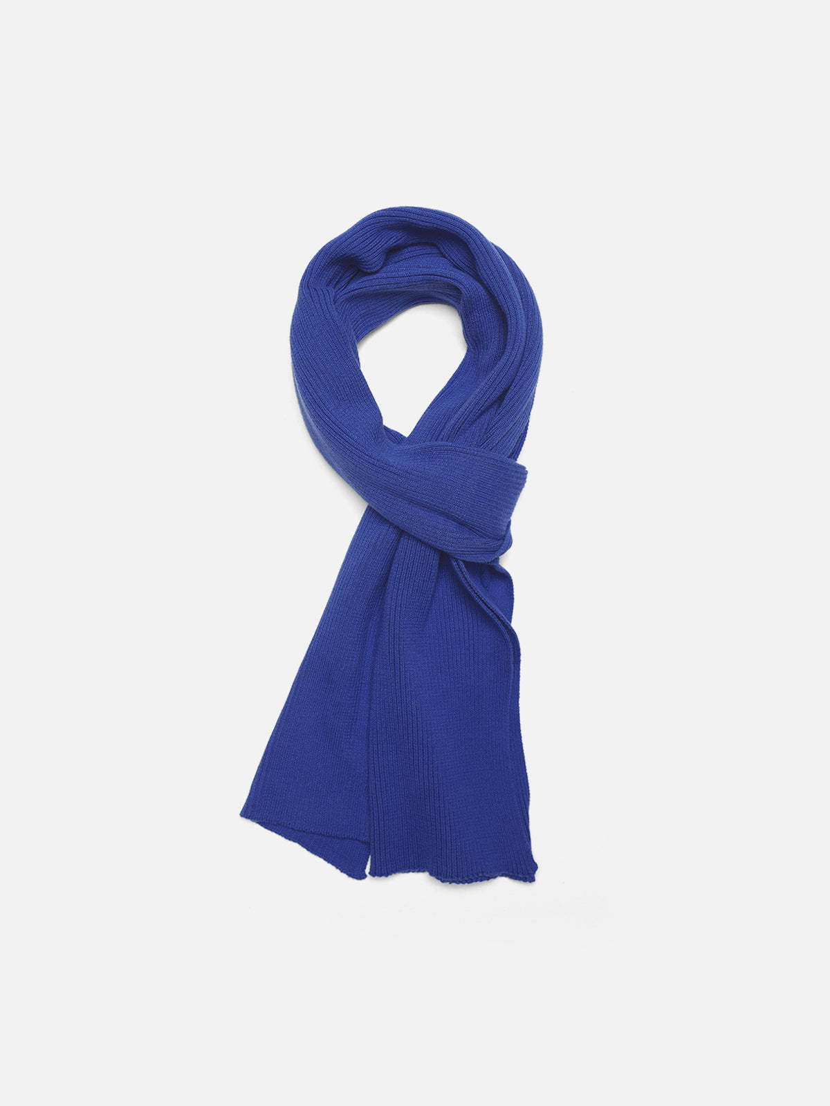 Royal Blue Knitted Muffler - FAMM23-034