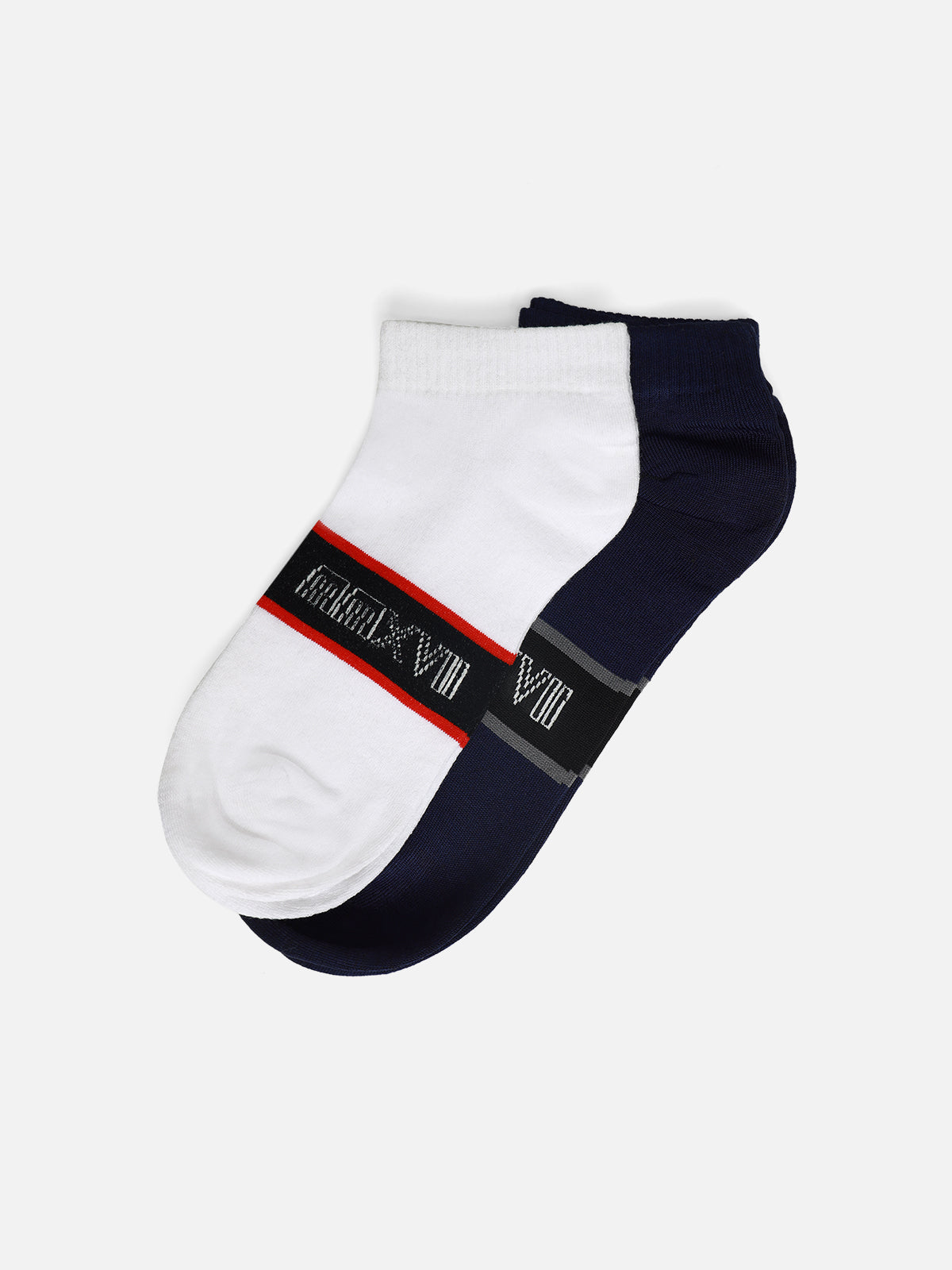 Pack Of 2 Multi Ankle Socks - FAMSO23-001