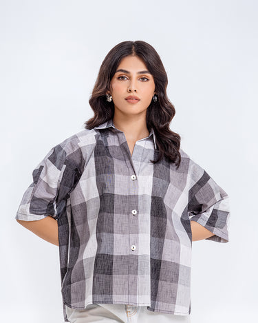 Relax Fit Button Up Collar Shirt - FWTS23-089