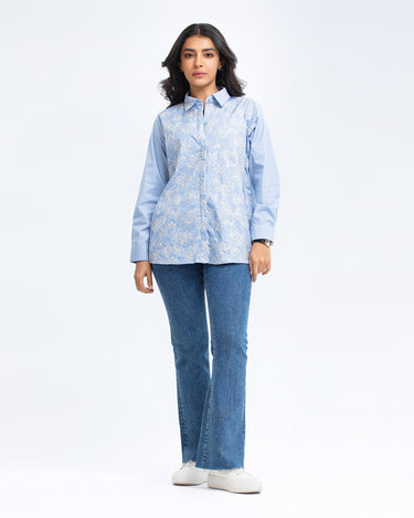 Floral Embroidered Shirt - FWTS23-110