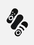 Black & White Sneaker Socks - FWAS23-015
