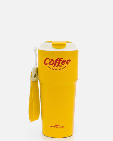 Yellow Insulated Coffee Bottle - FABT24-002