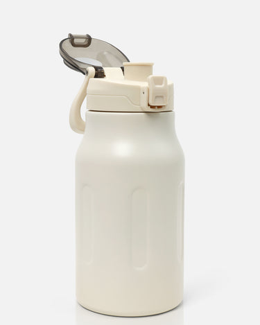 Cream Rhombus Water Flask - FABT24-003