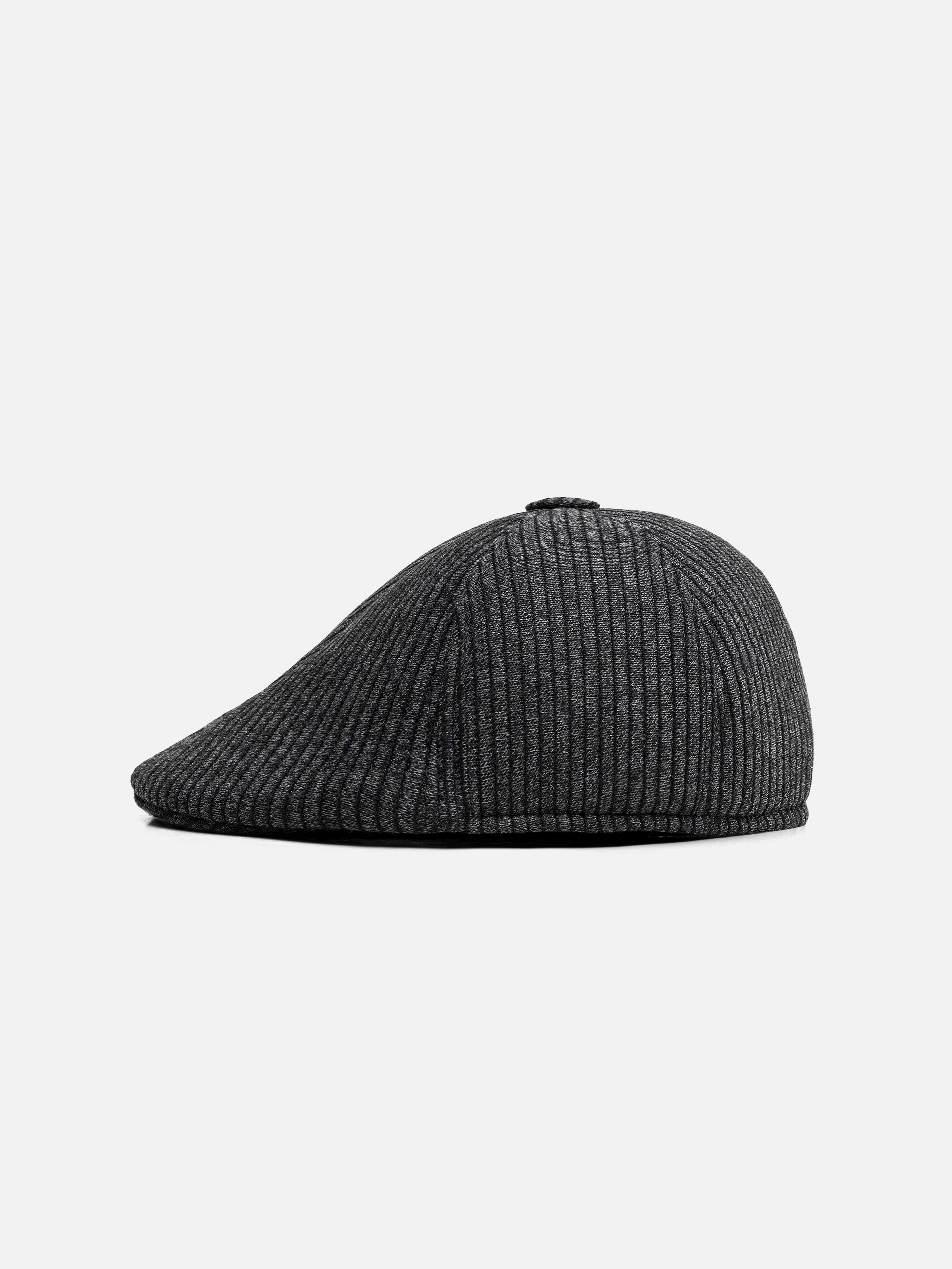 Dark Grey Beret Cap - FAC24-101