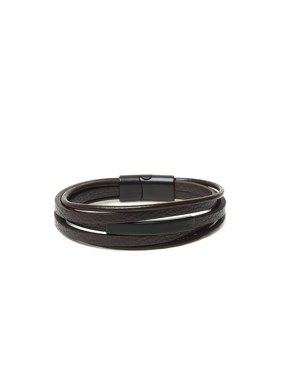 Dark Brown Leather Bracelet - FABR24-015