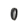 Black Leather Bracelet - FABR24-015
