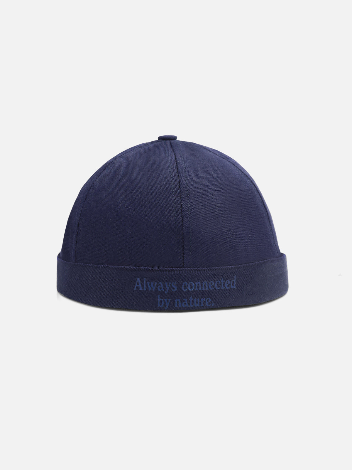 Navy Blue Men Brimless Cap - FAC24-052