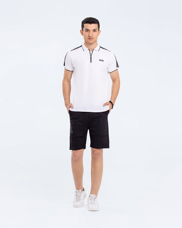 Smart Fit Zipper Polo Shirt - FMTCP24-077