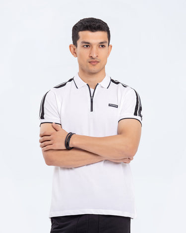 Smart Fit Zipper Polo Shirt - FMTCP24-077