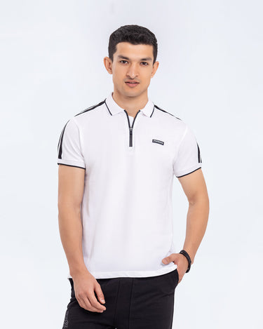 Smart Fit Zipper Polo Shirt - FMTCP24-077