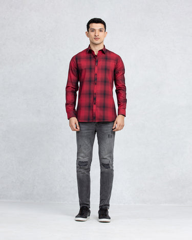 Regular Fit Button Down Shirt - FMTS23-32089