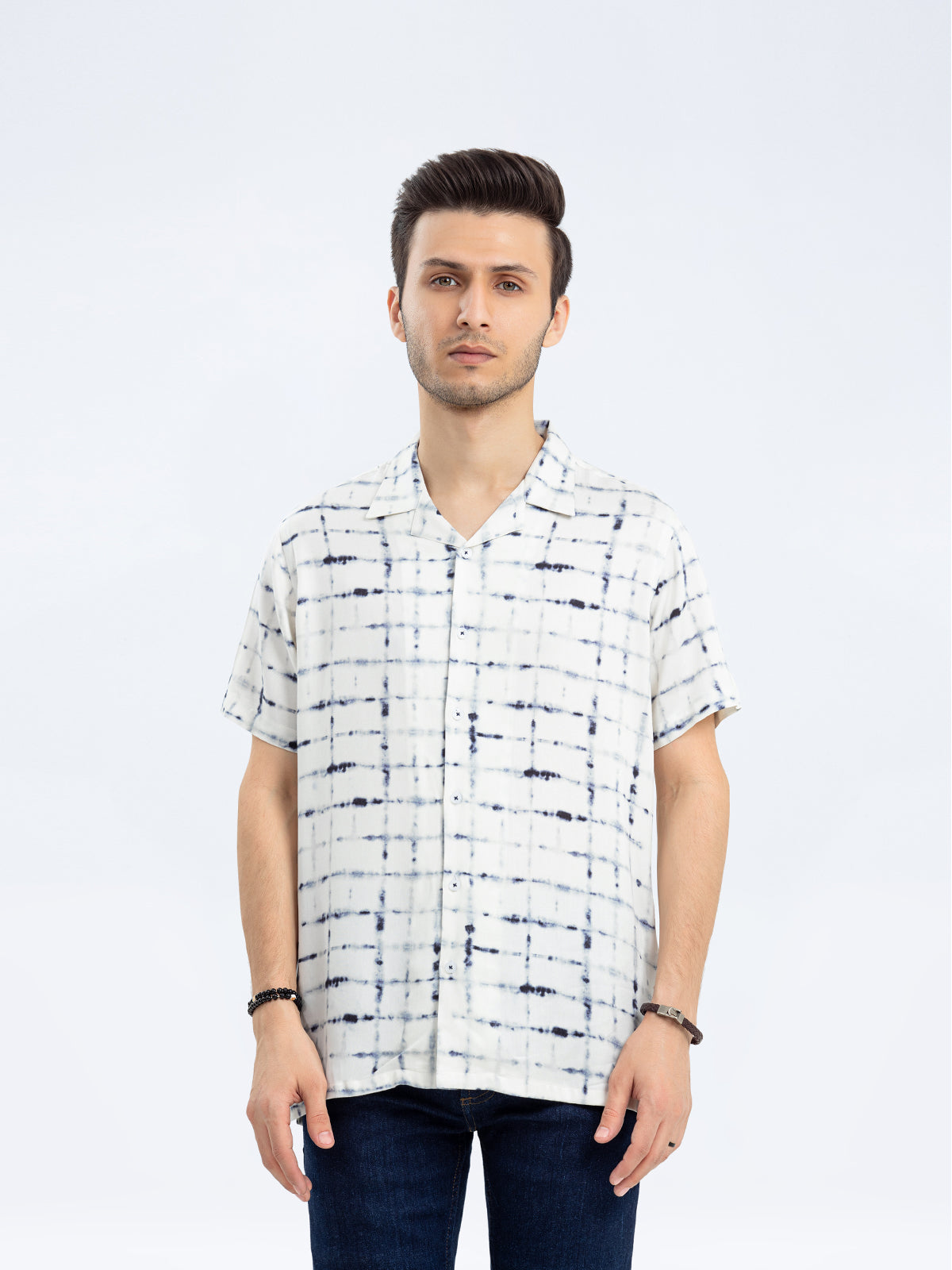 Regular Fit Half Sleeves Shirt  - FMTS24-32053