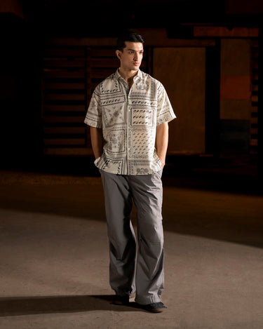 Regular Fit Hawaii Collar Shirt - FMTS24-32058