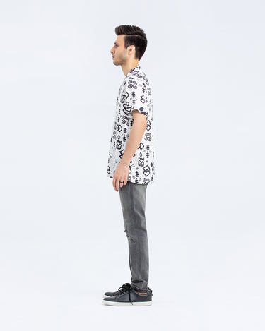 Regular Fit Half Sleeves Shirt  - FMTS24-32074