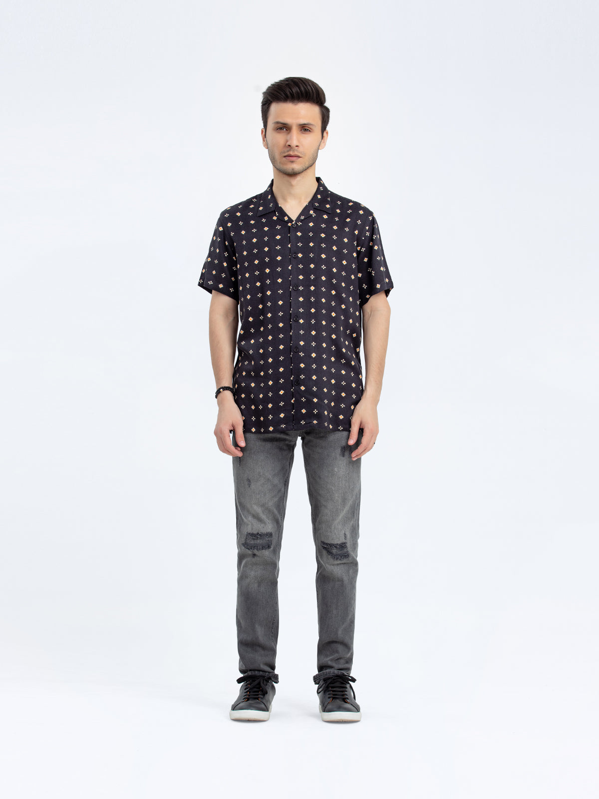 Regular Fit Half Sleeves Shirt  - FMTS24-32077