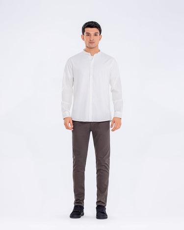 Regular Fit Band Collar Shirt - FMTS24-32139